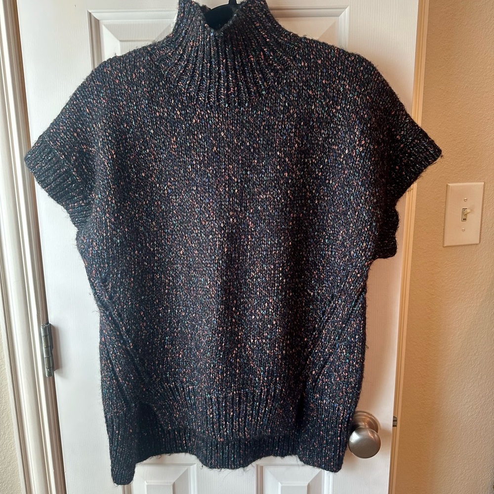 Joie Black Speckled Sweater Size Small